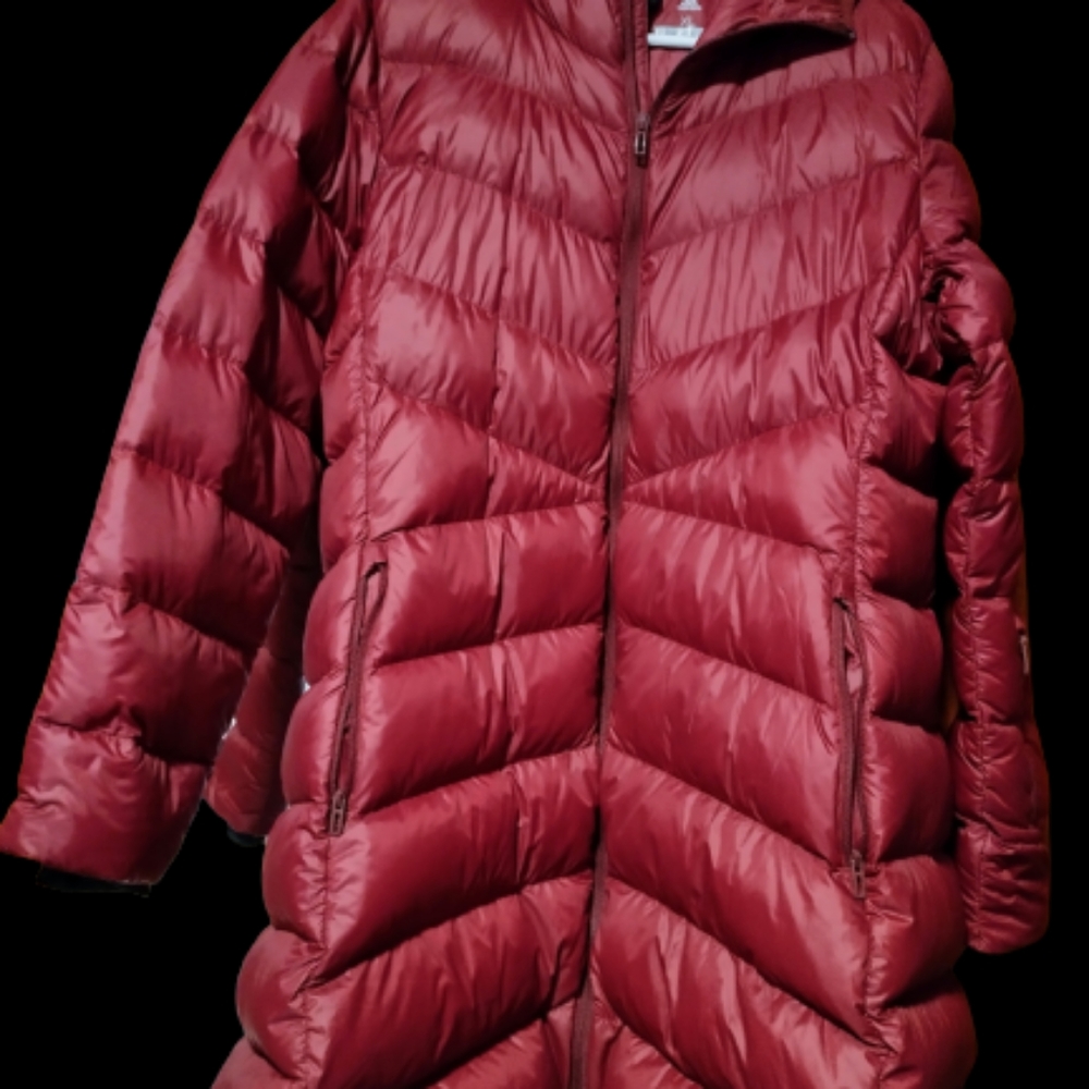 Women's Adidas Down puffer coat w/ hood